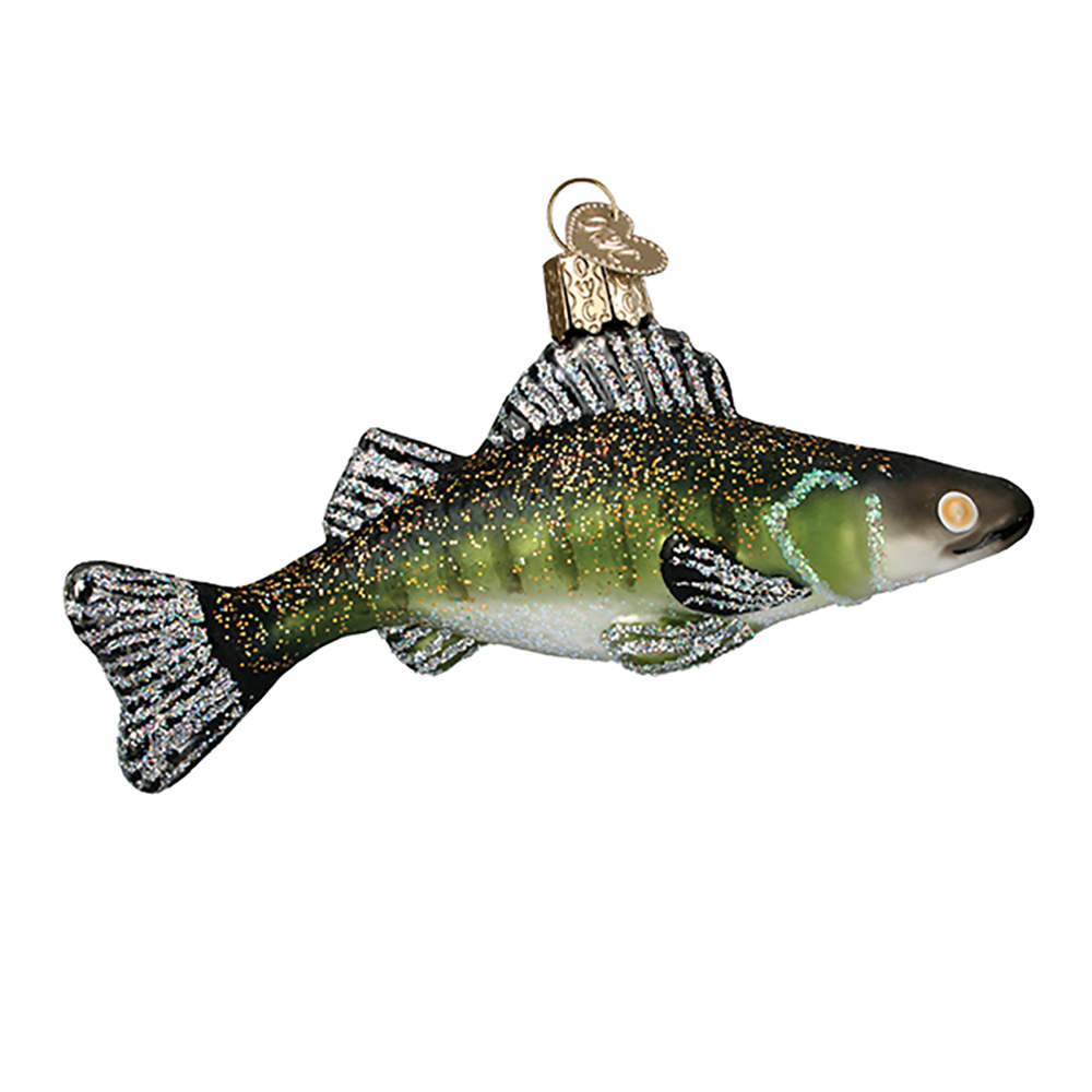 Old World Christmas Walleye Fish - No Box Nb1522 by Old World Christmas (Newer)-1