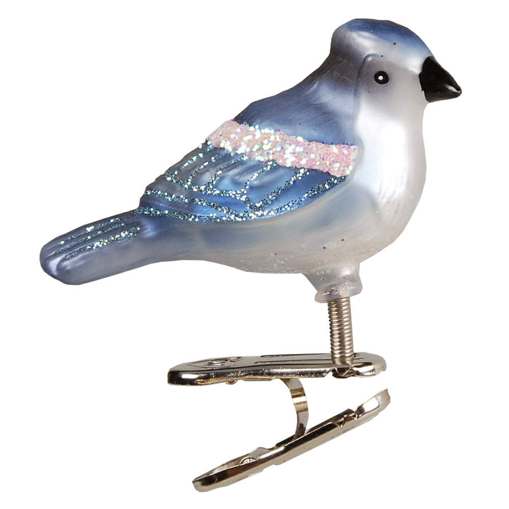 Old World Christmas Miniature-Blue Jay - Nb836, No Box by Old World Christmas (Newer)-1