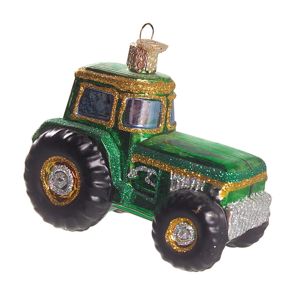 Old World Christmas Tractor-Green - No Box by Old World Christmas (Newer)-1