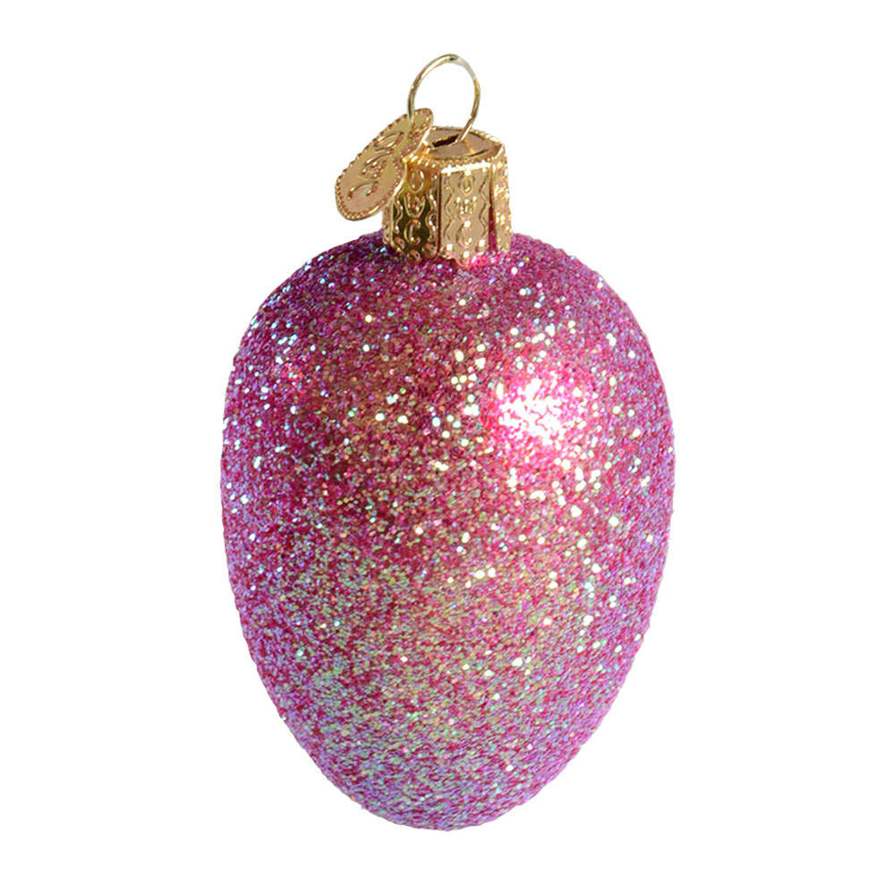 Easter Easter Egg - Dark Pink - No Box by Old World Christmas (Newer)-1