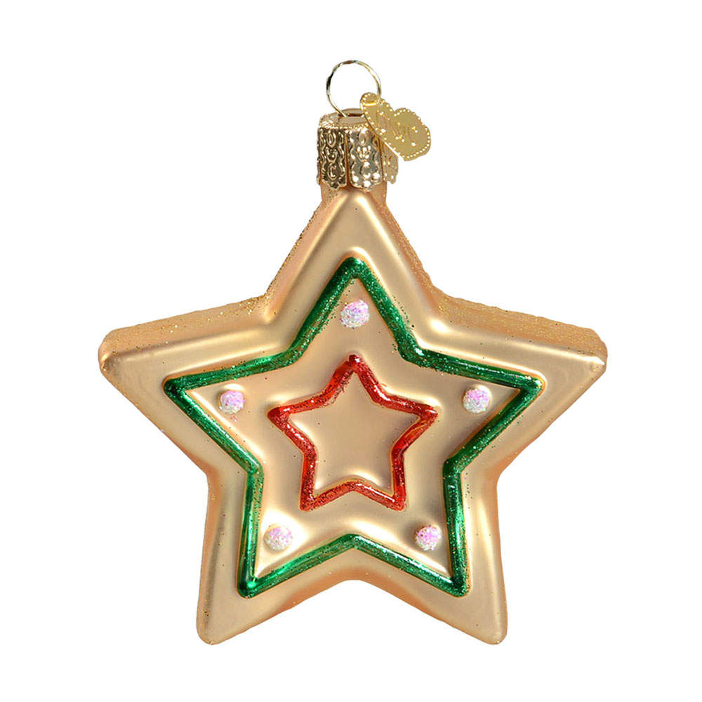 Food and Drink Sugar Cookie - Star - No Box by Old World Christmas (Newer)-1