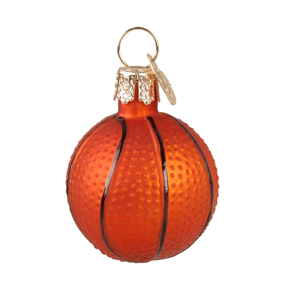 Old World Christmas Mini Basketball - Nb1043, No Box by Old World Christmas (Newer)-1