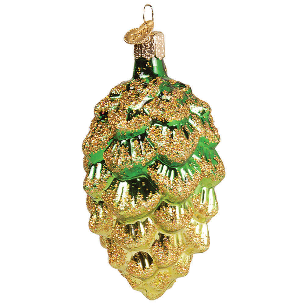 Old World Christmas Ponderosa Cone-Green - Nb1060, No Box by Old World Christmas (Newer)-1