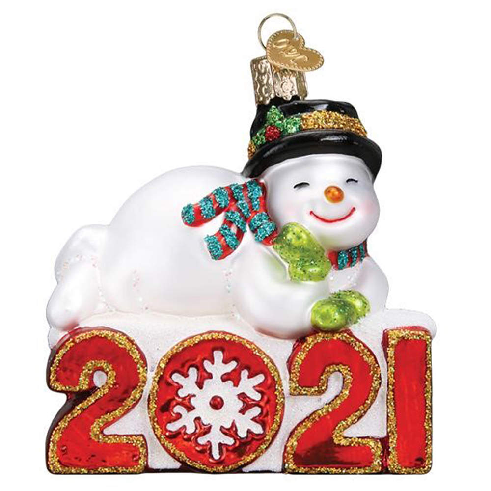 Annual Snowman 2021 Snowman - No Box Nb2021 by Old World Christmas (Newer)-1