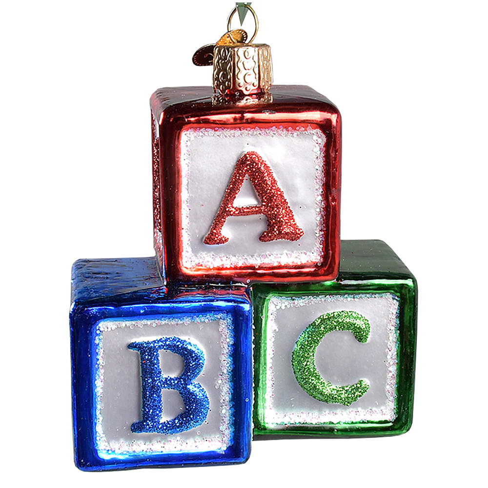 Old World Christmas Abc Blocks - No Box Nb3162 by Old World Christmas (Newer)-1