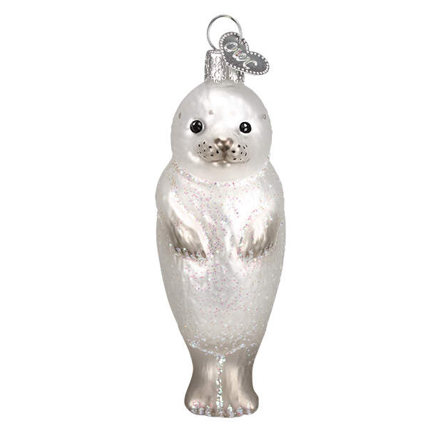 Old World Christmas Seal Pup - Nb797, No Box by Old World Christmas (Newer)-1