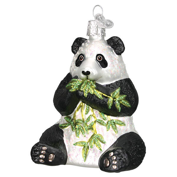 Old World Christmas Panda - Nb788, No Box by Old World Christmas (Newer)-1
