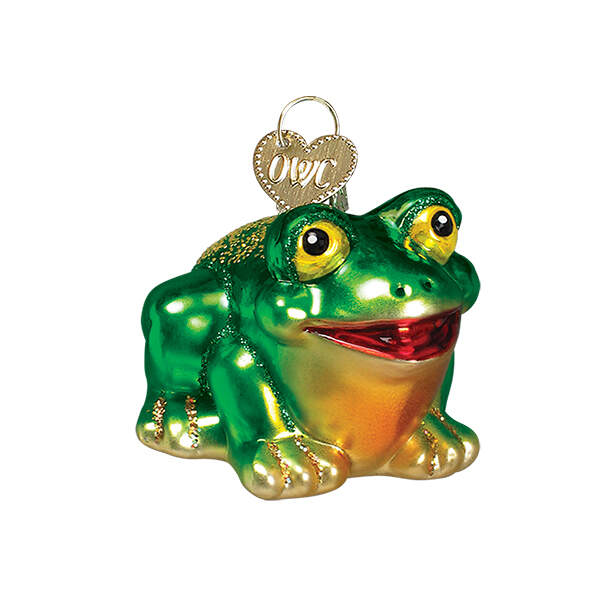 Old World Christmas Hop-Along Frog - Nb787, No Box by Old World Christmas (Newer)-1
