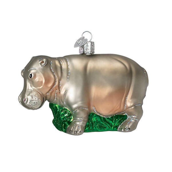 Old World Christmas Hippopotamus - Nb786, No Box by Old World Christmas (Newer)-1