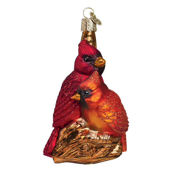Old World Christmas Pair Of Cardinals - No Box by Old World Christmas (Newer)-1