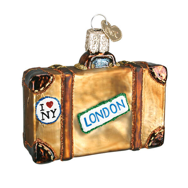 Old World Christmas Suitcase - Nb662, No Box by Old World Christmas (Newer)-1