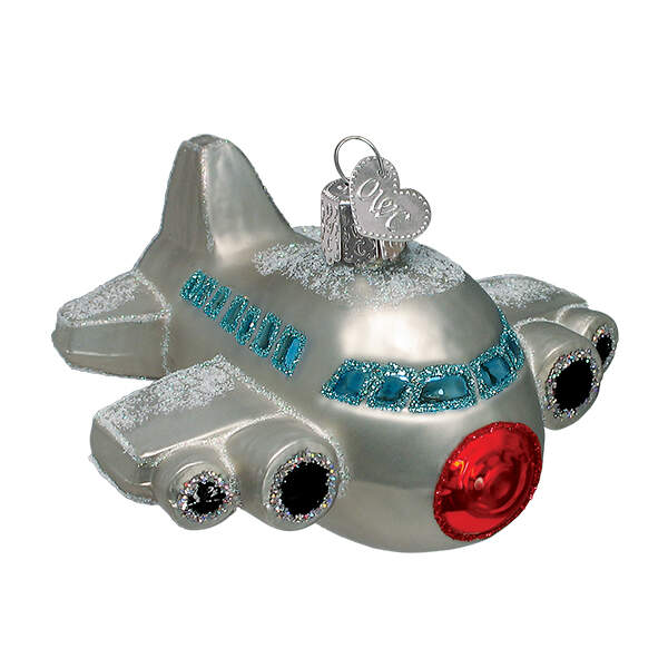 Old World Christmas Airplane - No Box by Old World Christmas (Newer)-1