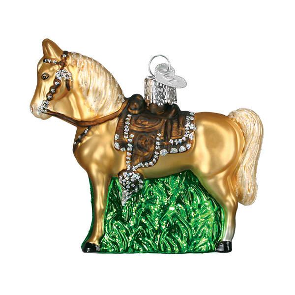 Old World Christmas Western Horse - No Box by Old World Christmas (Newer)-1