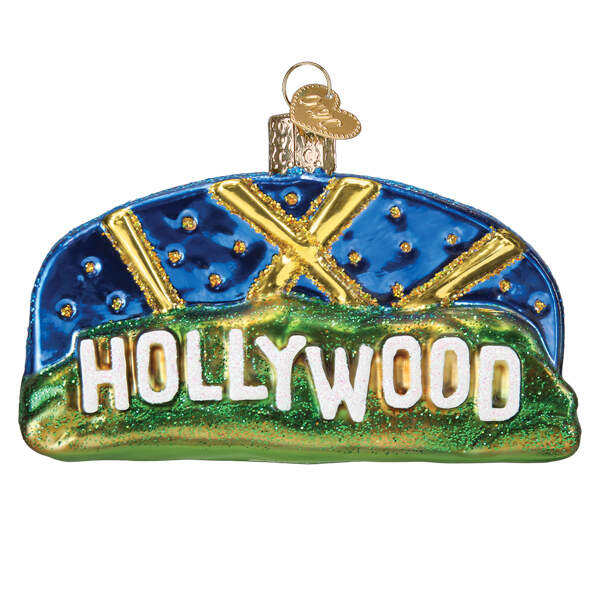 Old World Christmas Hollywood Sign - No Box Nb3644 by Old World Christmas (Newer)-1