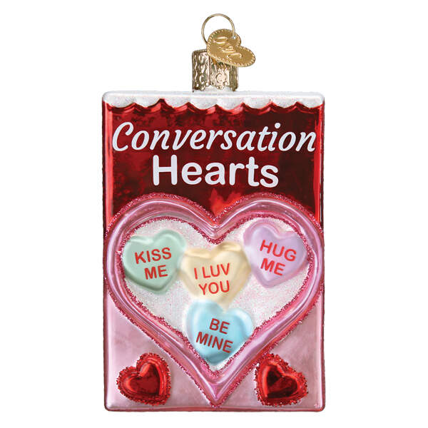 Old World Christmas Conversation Hearts Candy - No Box Nb3626 by Old World Christmas (Newer)-1