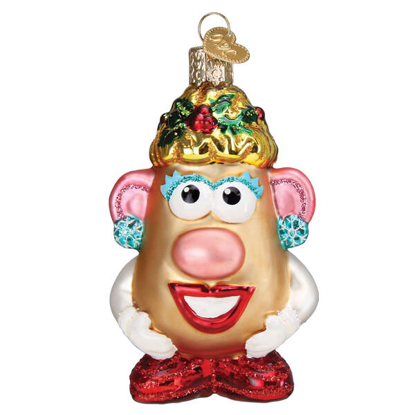 Old World Christmas Mrs. Potato Head - Hasbro - No Box Nb3615 by Old World Christmas (Newer)-1
