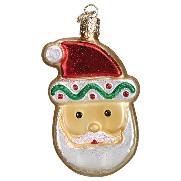 Food and Drink Sugar Cookie-Santa - No Box by Old World Christmas (Newer)-1