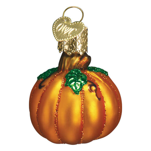Old World Christmas Small Pumpkin - No Box Nb3567 by Old World Christmas (Newer)-1