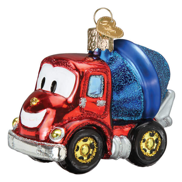 Old World Christmas Cheerful Cement Truck - No Box Nb3562 by Old World Christmas (Newer)-1