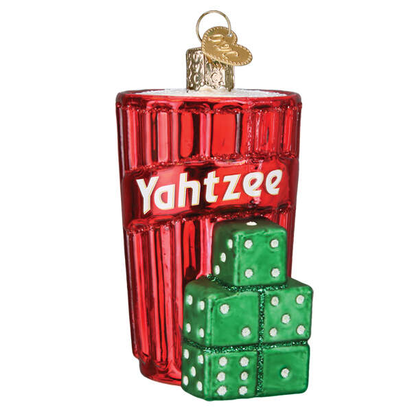 Old World Christmas Yahtzee - Hasbro - No Box Nb3558 by Old World Christmas (Newer)-1
