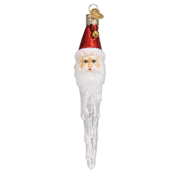 Old World Christmas Jingle Bell Santa Icicle - No Box Nb3553 by Old World Christmas (Newer)-1
