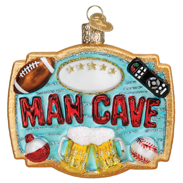 Old World Christmas Man Cave - No Box Nb3546 by Old World Christmas (Newer)-1