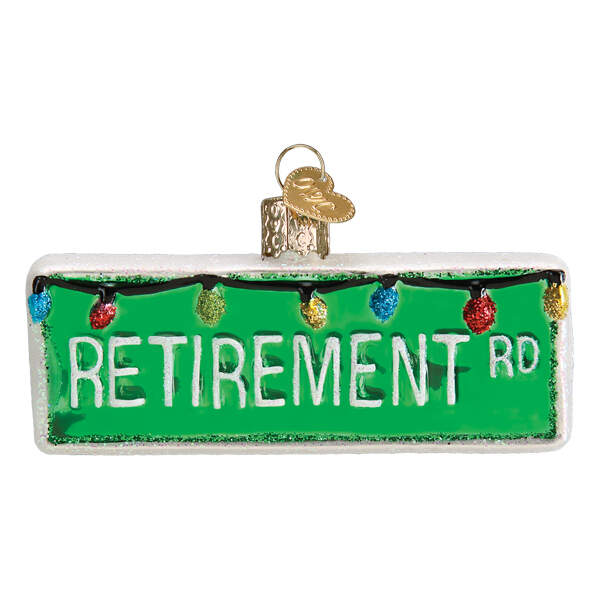 Old World Christmas Happy Retirement - No Box Nb3542 by Old World Christmas (Newer)-1