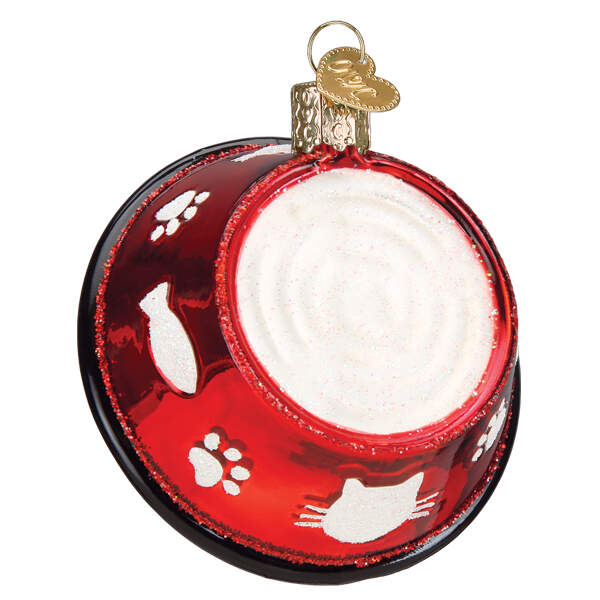 Old World Christmas Kitty Bowl - No Box Nb3516 by Old World Christmas (Newer)-1