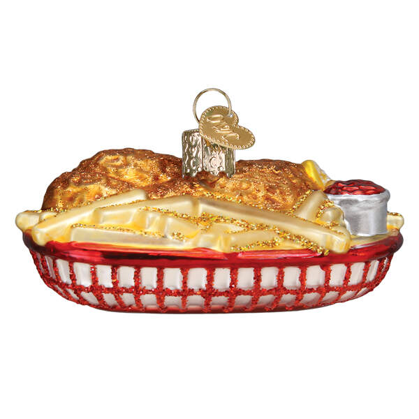 Old World Christmas Chicken Basket - No Box Nb3510 by Old World Christmas (Newer)-1