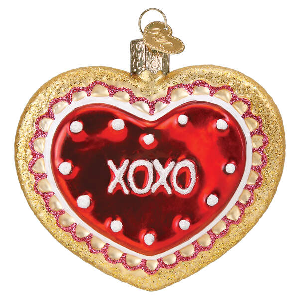 Old World Christmas Heart Cookie  - No Box Nb3506 by Old World Christmas (Newer)-1