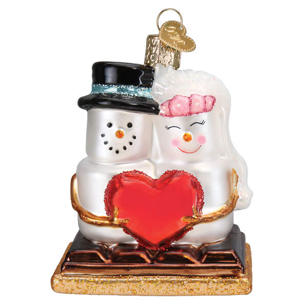 Love & Wedding S'Mores In-Love - No Box by Old World Christmas (Newer)-1