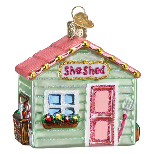 Old World Christmas She Shed - No Box Nb3484 by Old World Christmas (Newer)-1