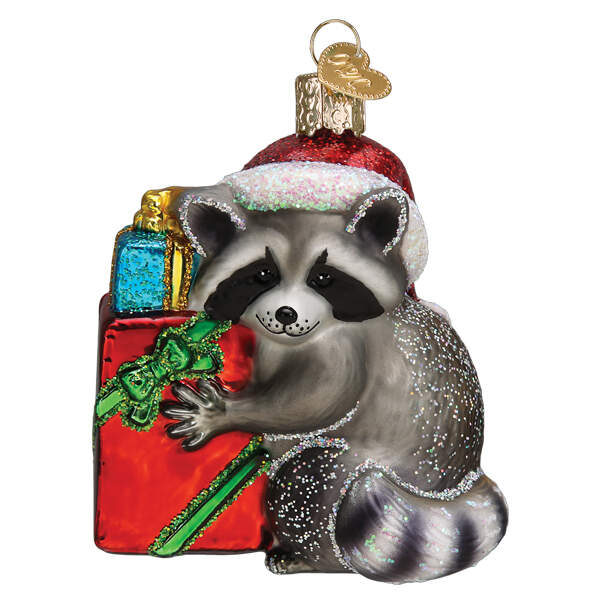 Animals Christmas Bandit Raccoon - Nb678, No Box by Old World Christmas (Newer)-1