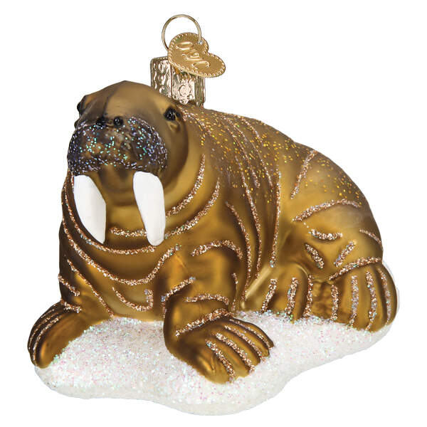 Old World Christmas Walrus - No Box Nb3465 by Old World Christmas (Newer)-1