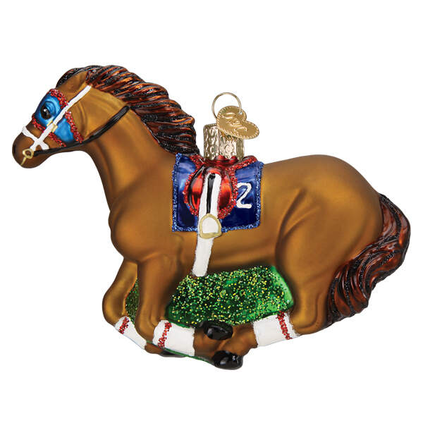 Old World Christmas Racehorse - No Box Nb3458 by Old World Christmas (Newer)-1