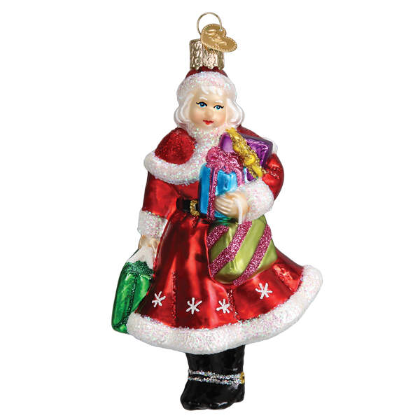 Old World Christmas Mrs. Claus Goes Shopping - No Box Nb3452 by Old World Christmas (Newer)-1