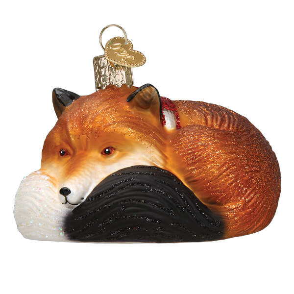 Old World Christmas Cozy Fox - No Box Nb3409 by Old World Christmas (Newer)-1