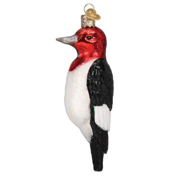 Old World Christmas Red-Headed Woodpecker - No Box Nb3399 by Old World Christmas (Newer)-1