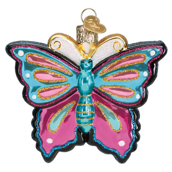 Old World Christmas Fanciful Butterfly - No Box Nb3385 by Old World Christmas (Newer)-1