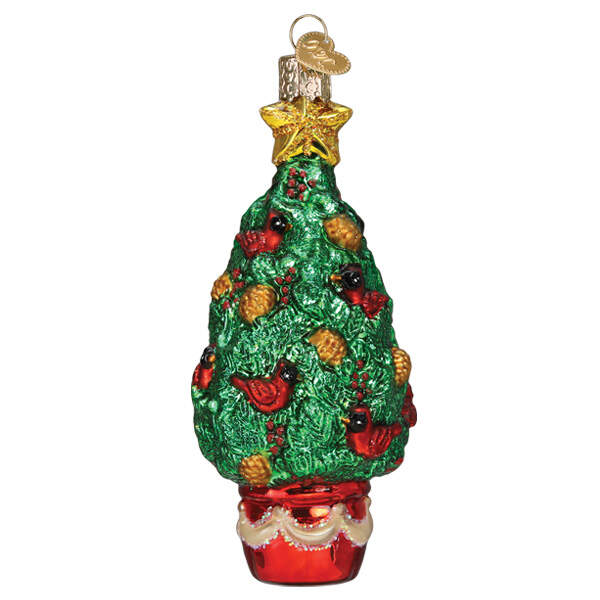 Old World Christmas Cardinal Christmas Tree - No Box Nb3312 by Old World Christmas (Newer)-1