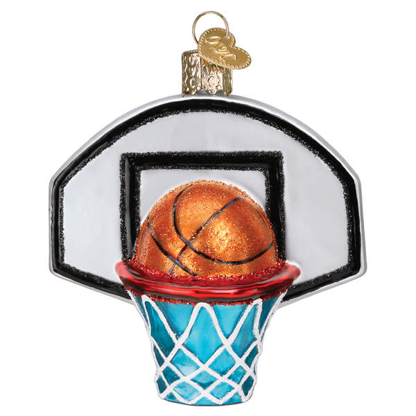 Old World Christmas Basketball Hoop - No Box Nb3235 by Old World Christmas (Newer)-1