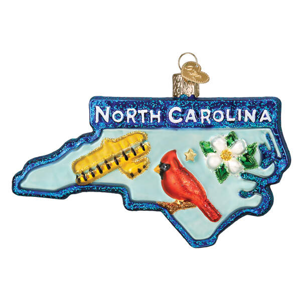 Old World Christmas State Of North Carolina - No Box Nb3227 by Old World Christmas (Newer)-1