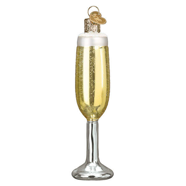 Old World Christmas Champagne Flute - No Box Nb3143 by Old World Christmas (Newer)-1