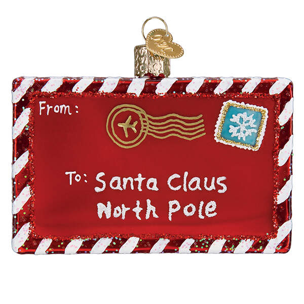 Old World Christmas Letter To Santa - No Box Nb3109 by Old World Christmas (Newer)-1