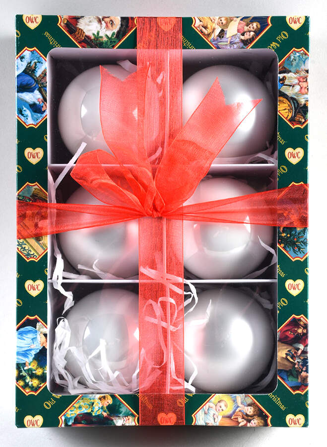Glass Ball Sets Wonderland Balls-Set Of 6 - Boxed by Old World Christmas (Newer)-1