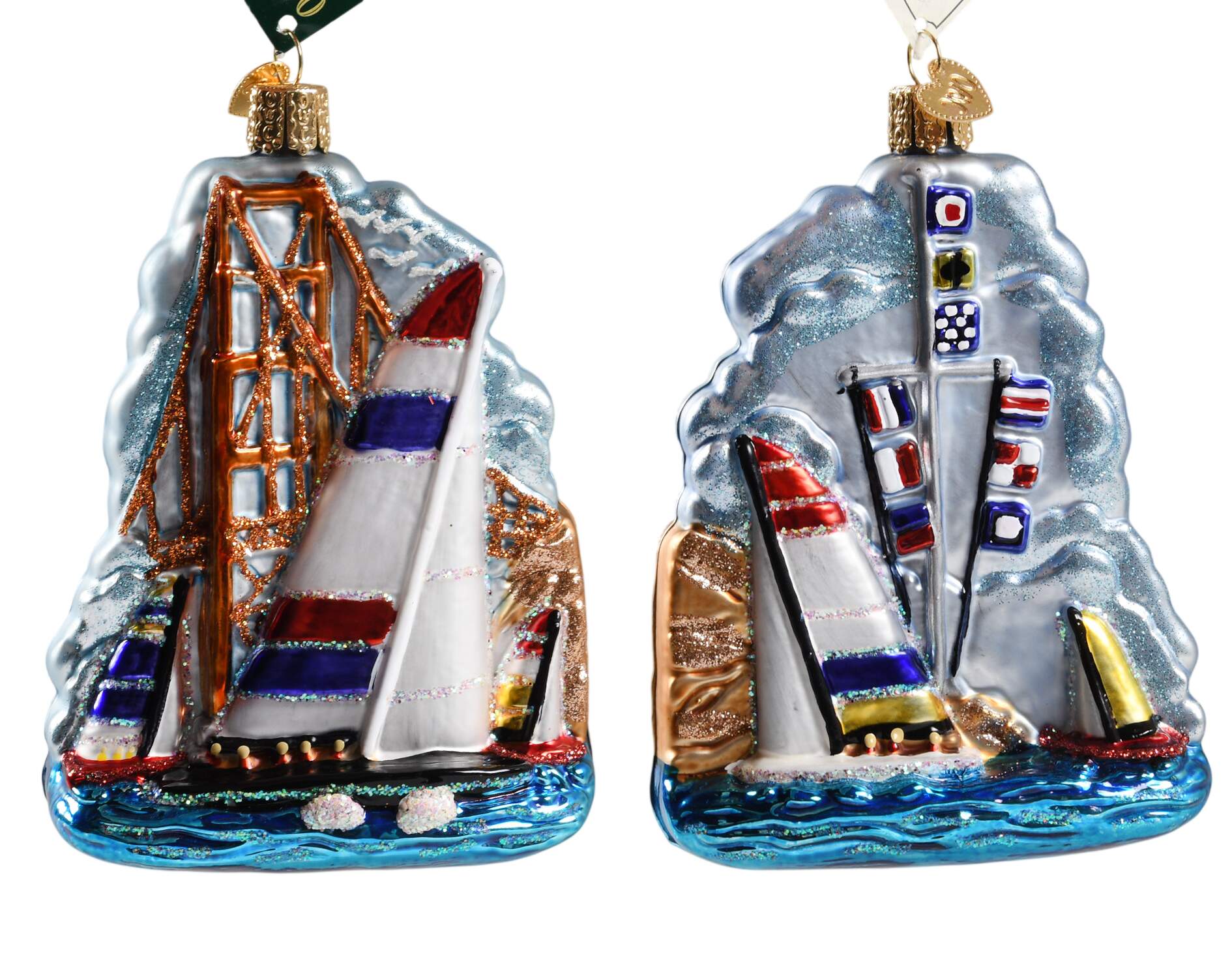 Old World Christmas San Francisco Sailing Scene - No Box Nb2006 by Old World Christmas (Newer)-1