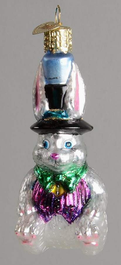 Easter Top Hat Bunny - No Box by Old World Christmas (Newer)-1