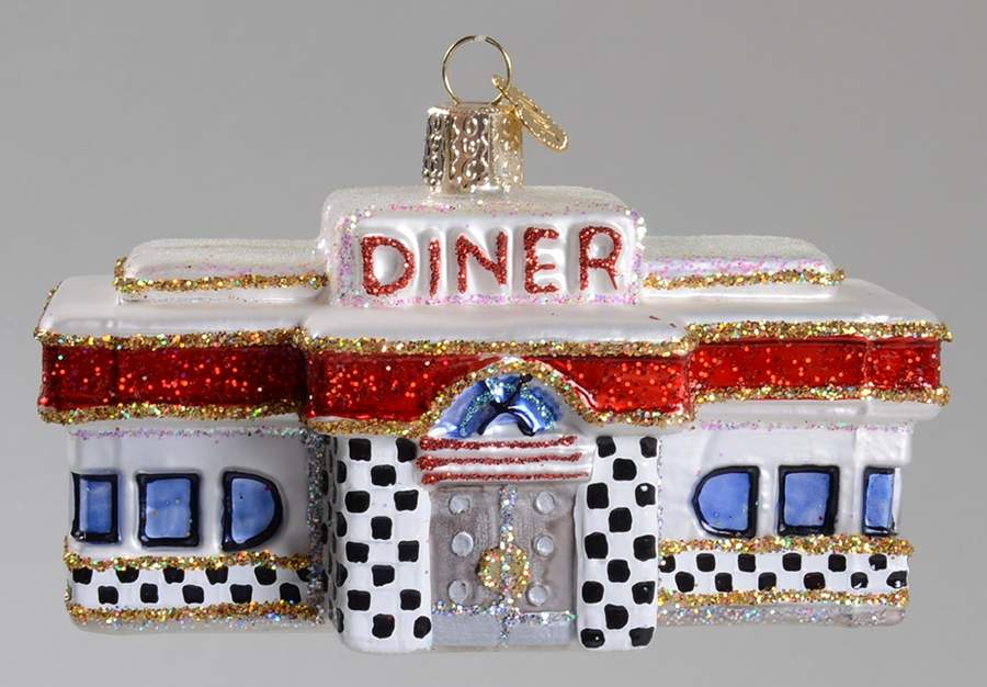 Buildings Diner - No Box by Old World Christmas (Newer)-1