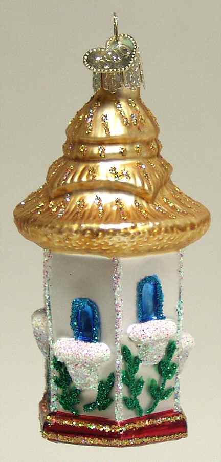 Birds-Hanging English Bird House - No Box by Old World Christmas (Newer)-1
