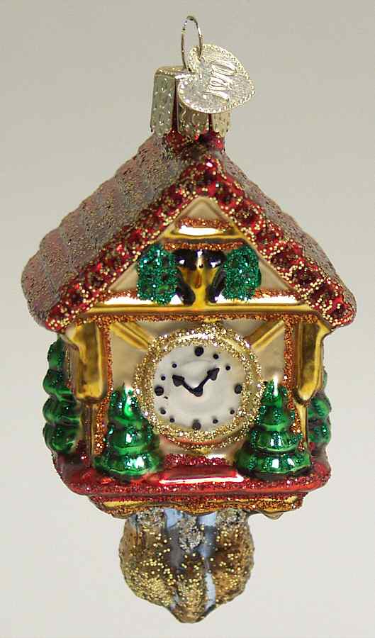 Household Items Cuckoo Clock - No Box by Old World Christmas (Newer)-1